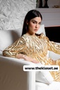 Golden sequins kaftan