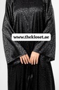 Leopard Print In Black Abaya