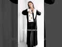Modern tuxedo style Abaya 