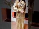 Golden sequins kaftan