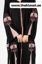 Elegant Floral Hand Beaded Abaya