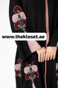 Elegant Floral Hand Beaded Abaya