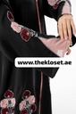 Elegant Floral Hand Beaded Abaya