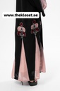 Elegant Floral Hand Beaded Abaya