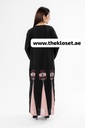Elegant Floral Hand Beaded Abaya