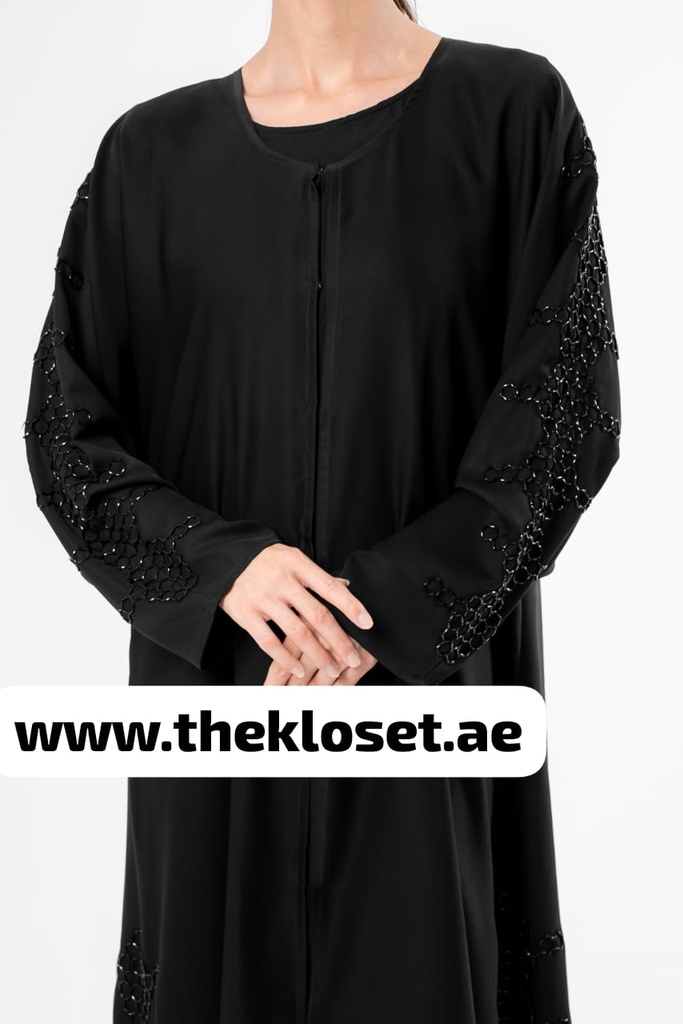Black honey comb Abaya