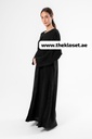 Black honey comb Abaya