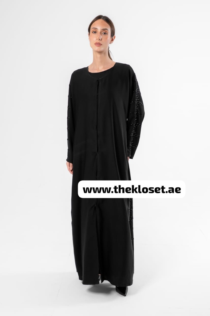 Black honey comb Abaya