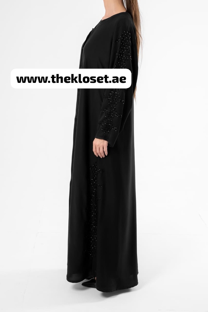 Black honey comb Abaya