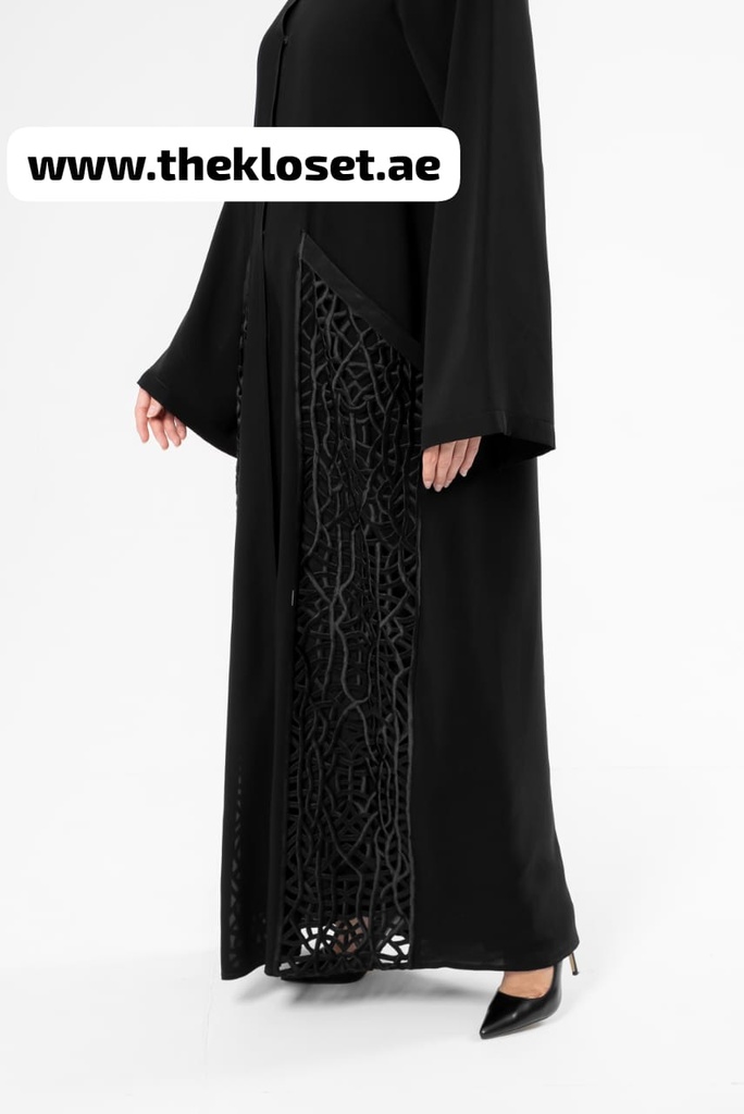 Mosaic black Abaya