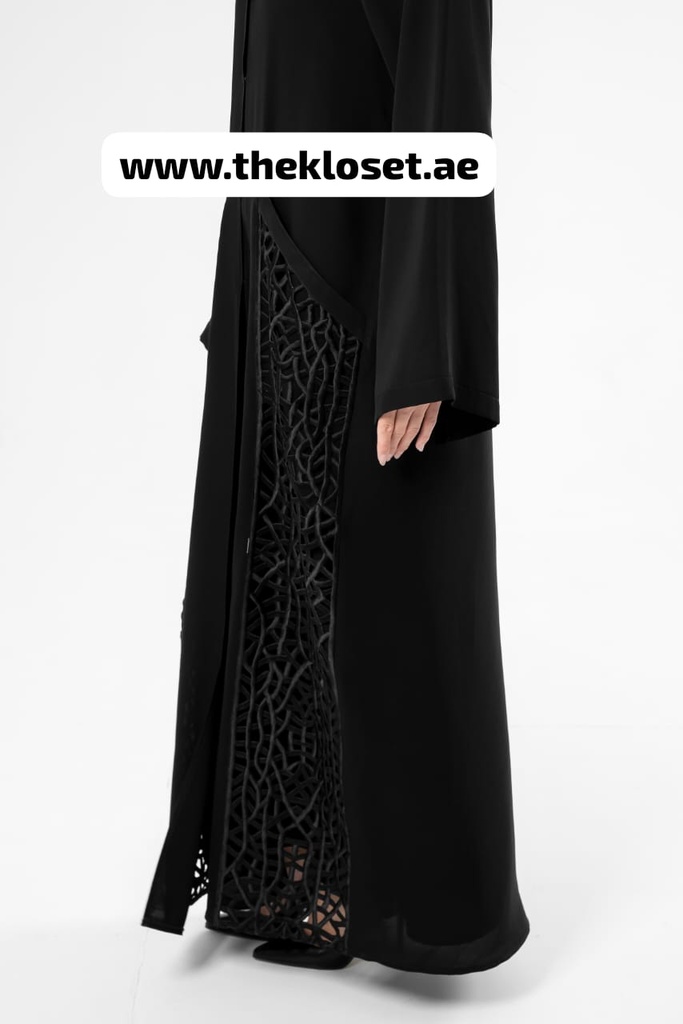 Mosaic black Abaya