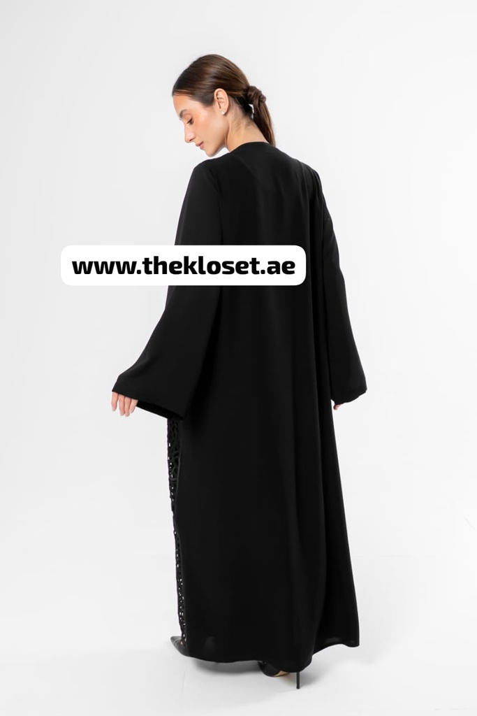 Mosaic black Abaya