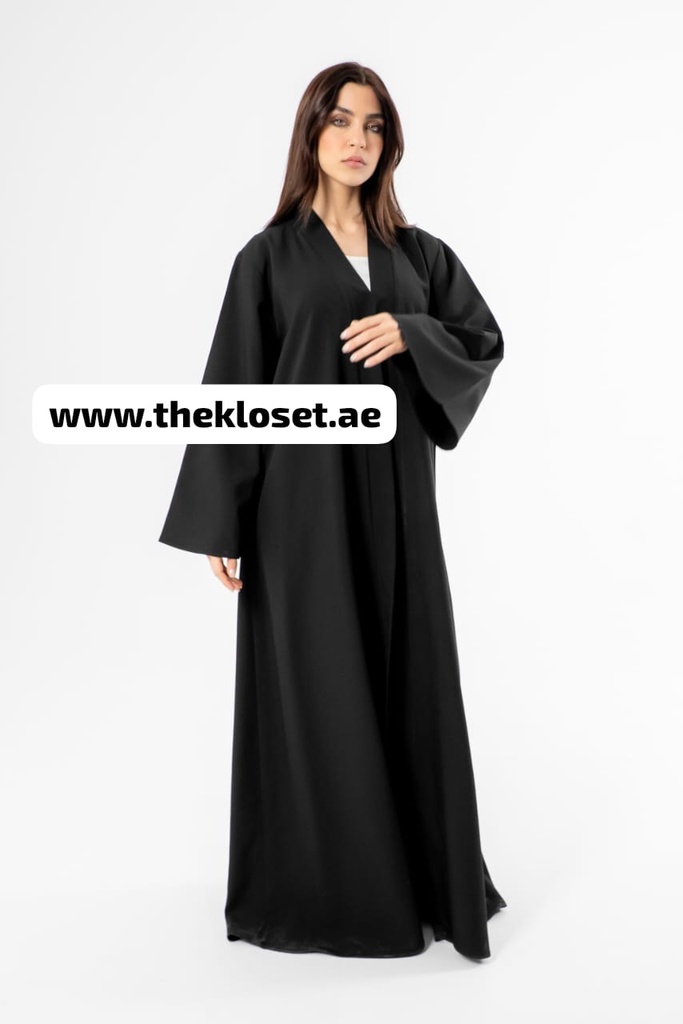 Abaya With Frills Design 