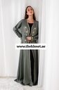 Crepe Beaded Fashion Abaya