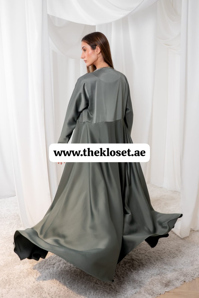 Crepe Beaded Fashion Abaya