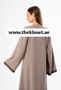 Abaya With Beaded Embroidered Design