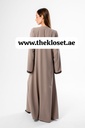 Abaya With Beaded Embroidered Design