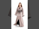 Abaya With Beaded Embroidered Design