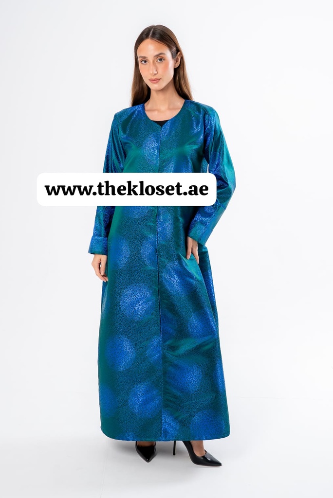 Elegant Blue Abaya
