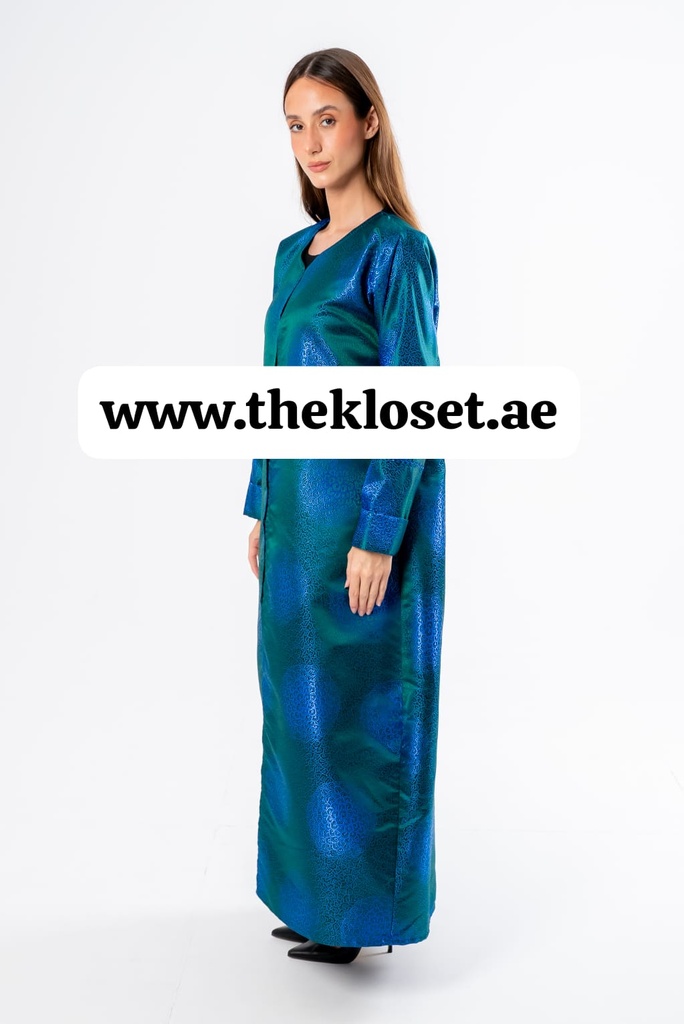 Elegant Blue Abaya