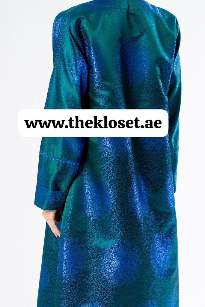 Elegant Blue Abaya