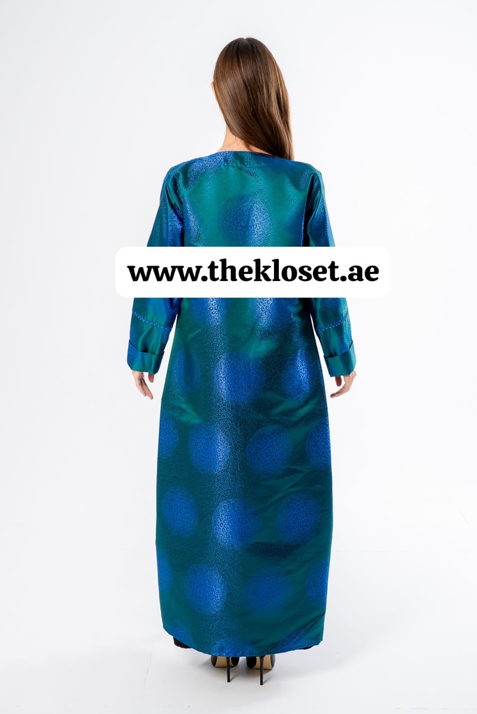 Elegant Blue Abaya