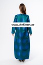 Elegant Blue Abaya