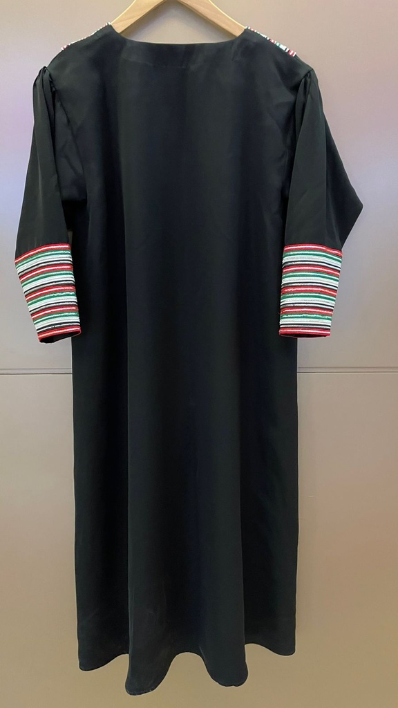 National day dress handcrafted with traditional Talli work