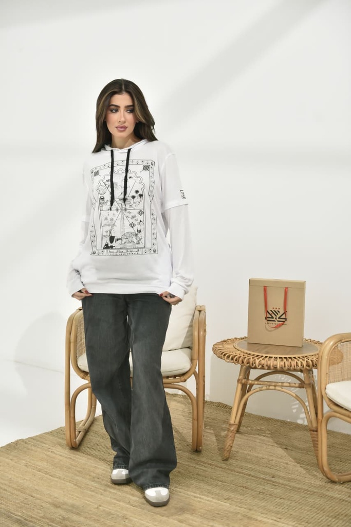 Special Hoodie adorned with a national day print on the front