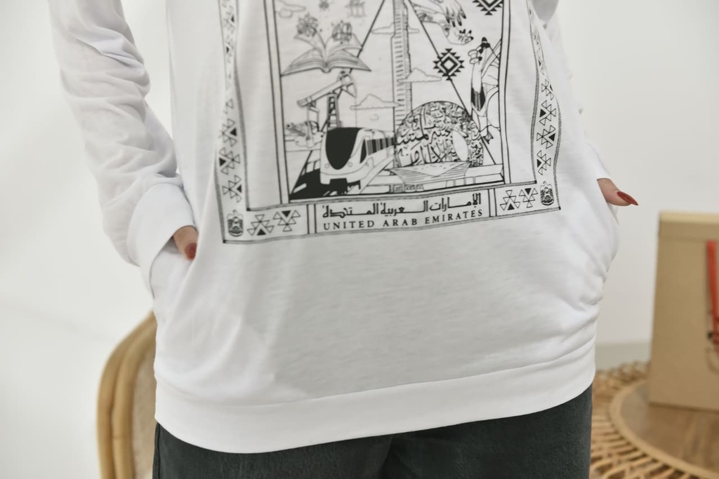 Special Hoodie adorned with a national day print on the front