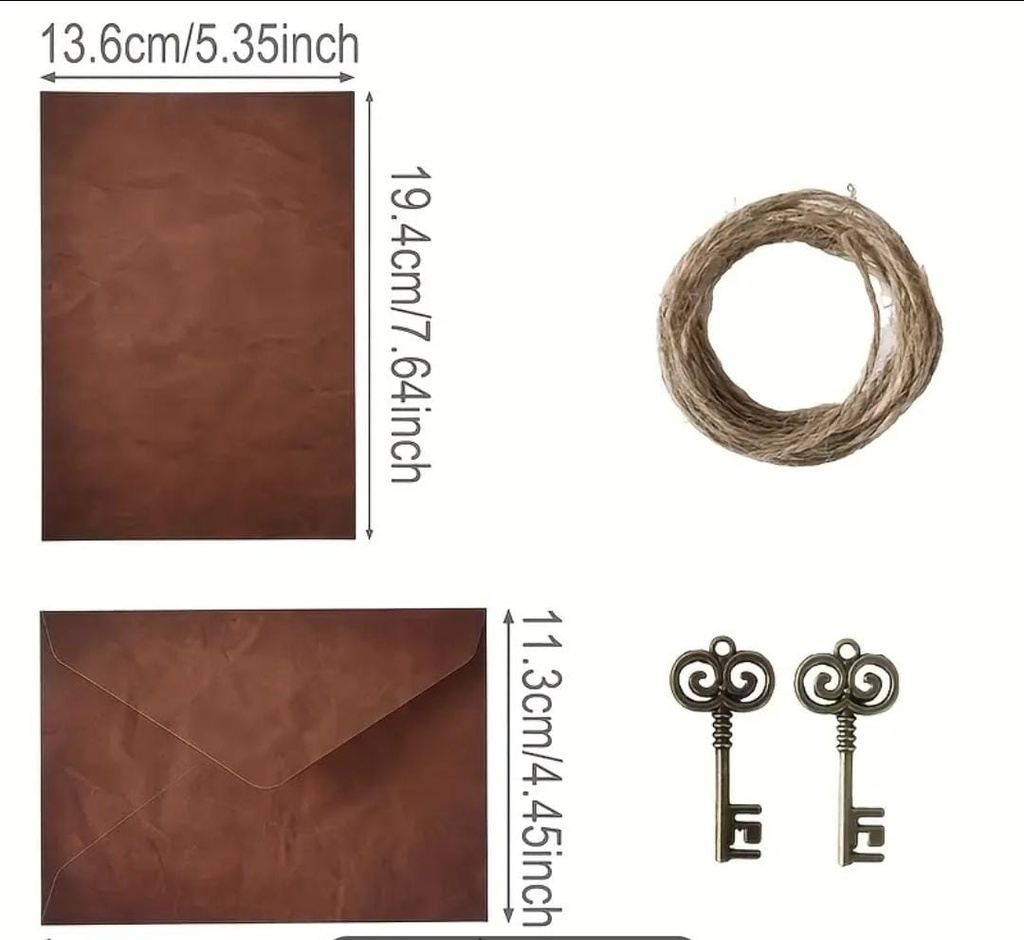 Paper Letter and Envelope