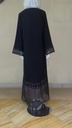 Black Abaya With Beaded Design