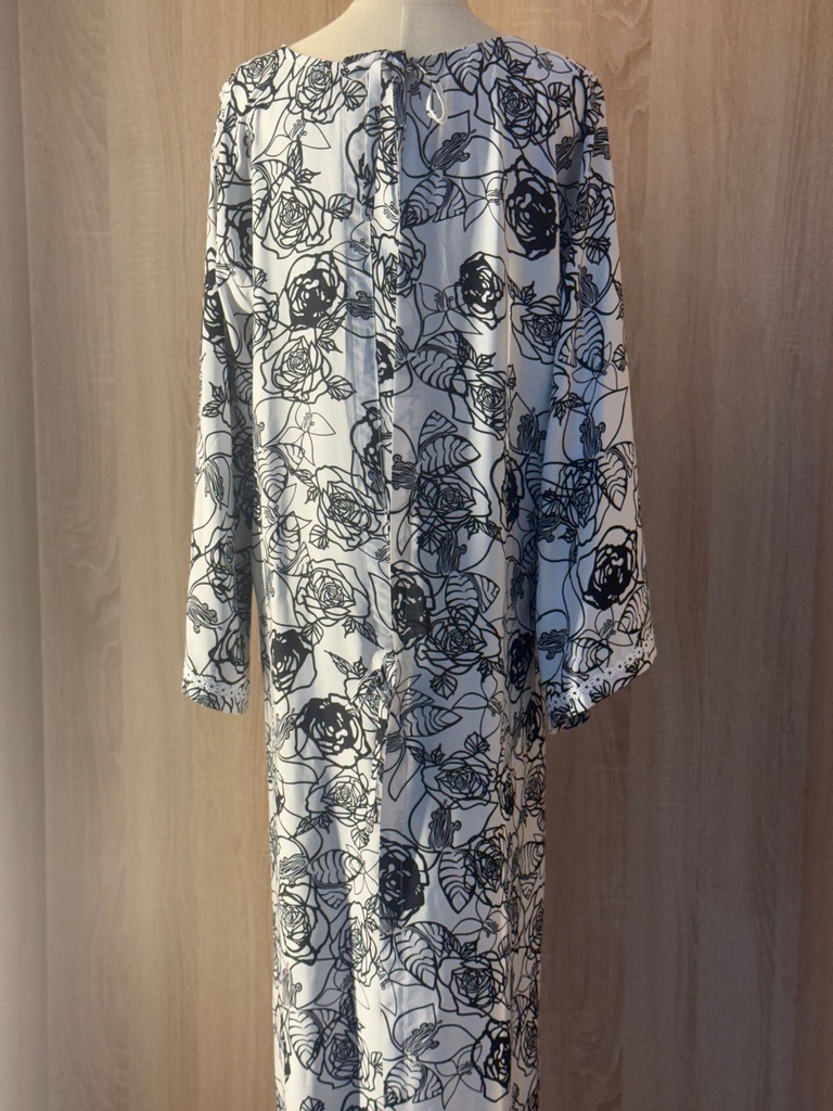 Floral patient gown