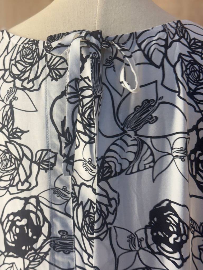 Floral patient gown