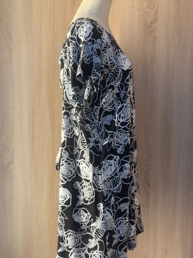 Printed Floral Patient Gown 