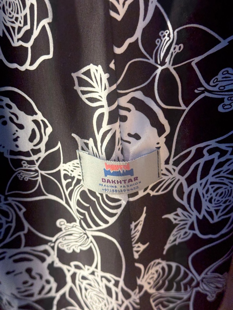 Printed Floral Patient Gown 