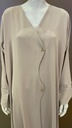 Elegant Wave-Line Abaya