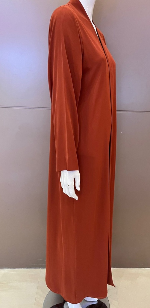 Elegant Sunset Silk Abaya