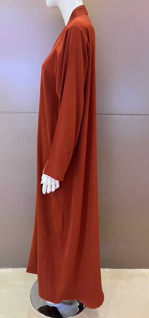 Elegant Sunset Silk Abaya