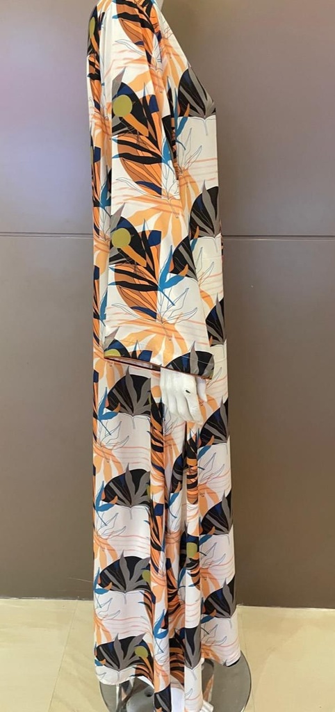 Tropical Print Dress