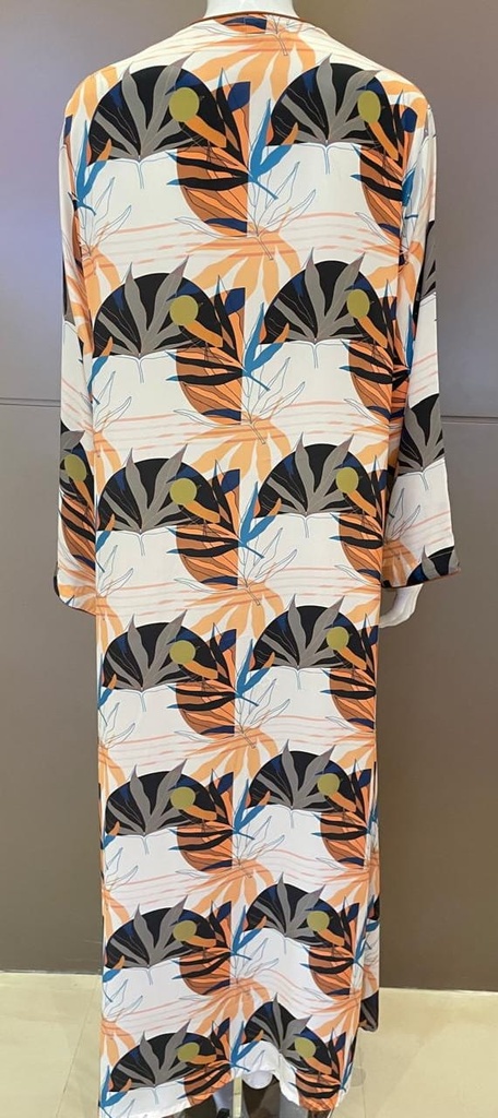 Tropical Print Dress