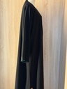 Elegant Black Abaya With Blue Beads