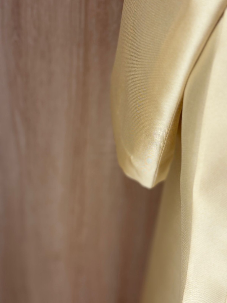 Elegant In Yellow Abaya