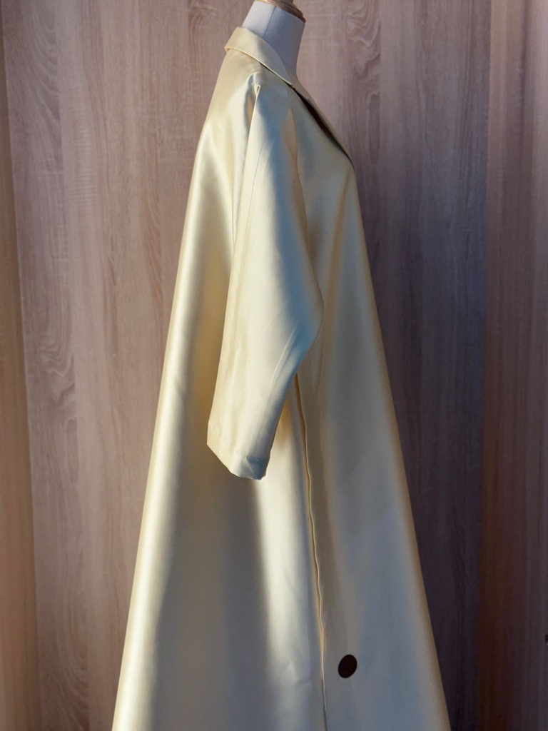 Elegant In Yellow Abaya