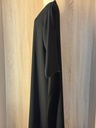 Elegant Black Abaya With Green Beads 
