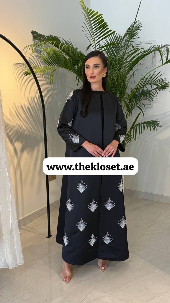 Stylish Black Classic Abaya 