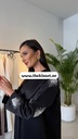 Stylish Black Classic Abaya 