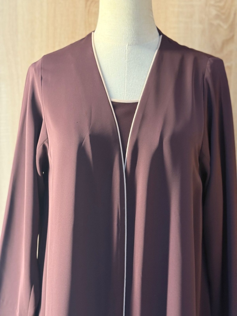 Elegant Abaya With Dress And Shaila