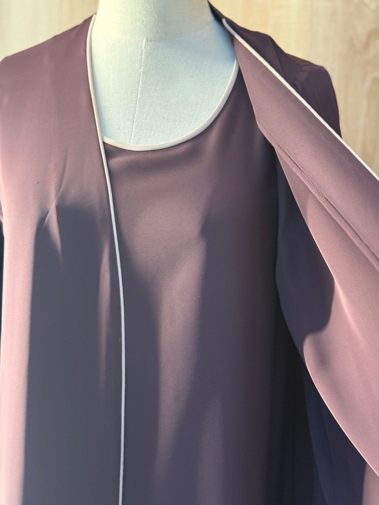 Elegant Abaya With Dress And Shaila