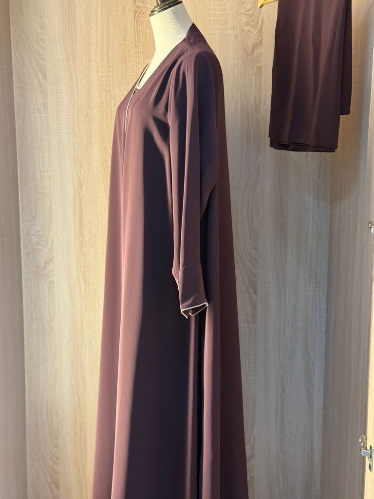 Elegant Abaya With Dress And Shaila
